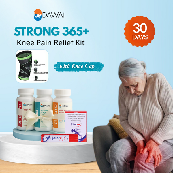 STRONG365 Knee Pain Relief Kit – Monthly Kit + Knee Cap