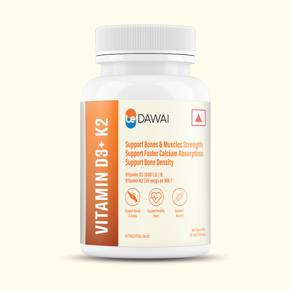 LeDawai Vitamin D3=K2 for Bone Strength